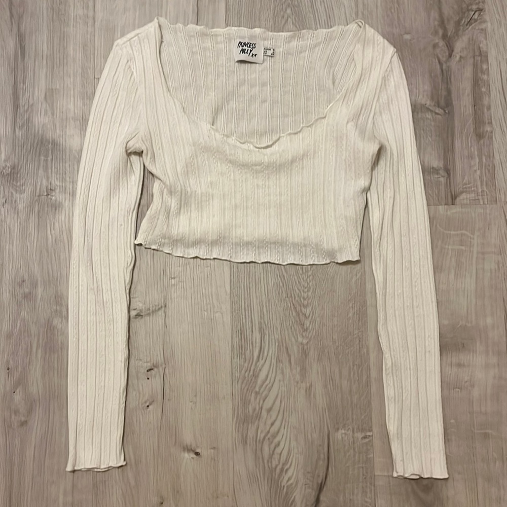 Princess polly white crop top